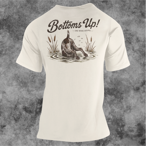 Bottoms Up Waterfowl Dog Tee