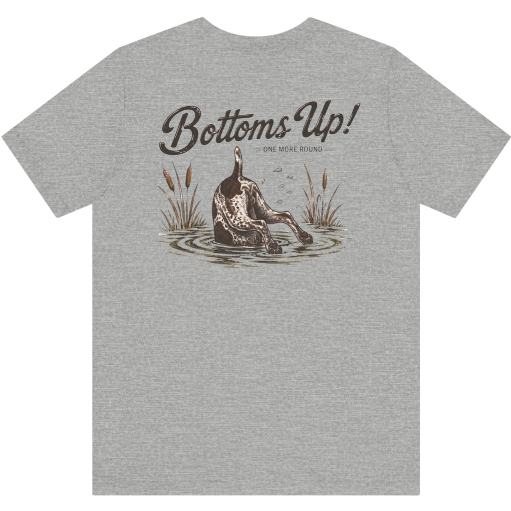 Bottoms Up Waterfowl Dog Tee