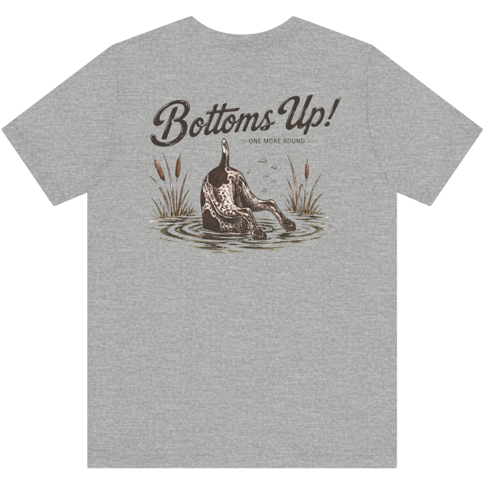 Bottoms Up Waterfowl Dog Tee