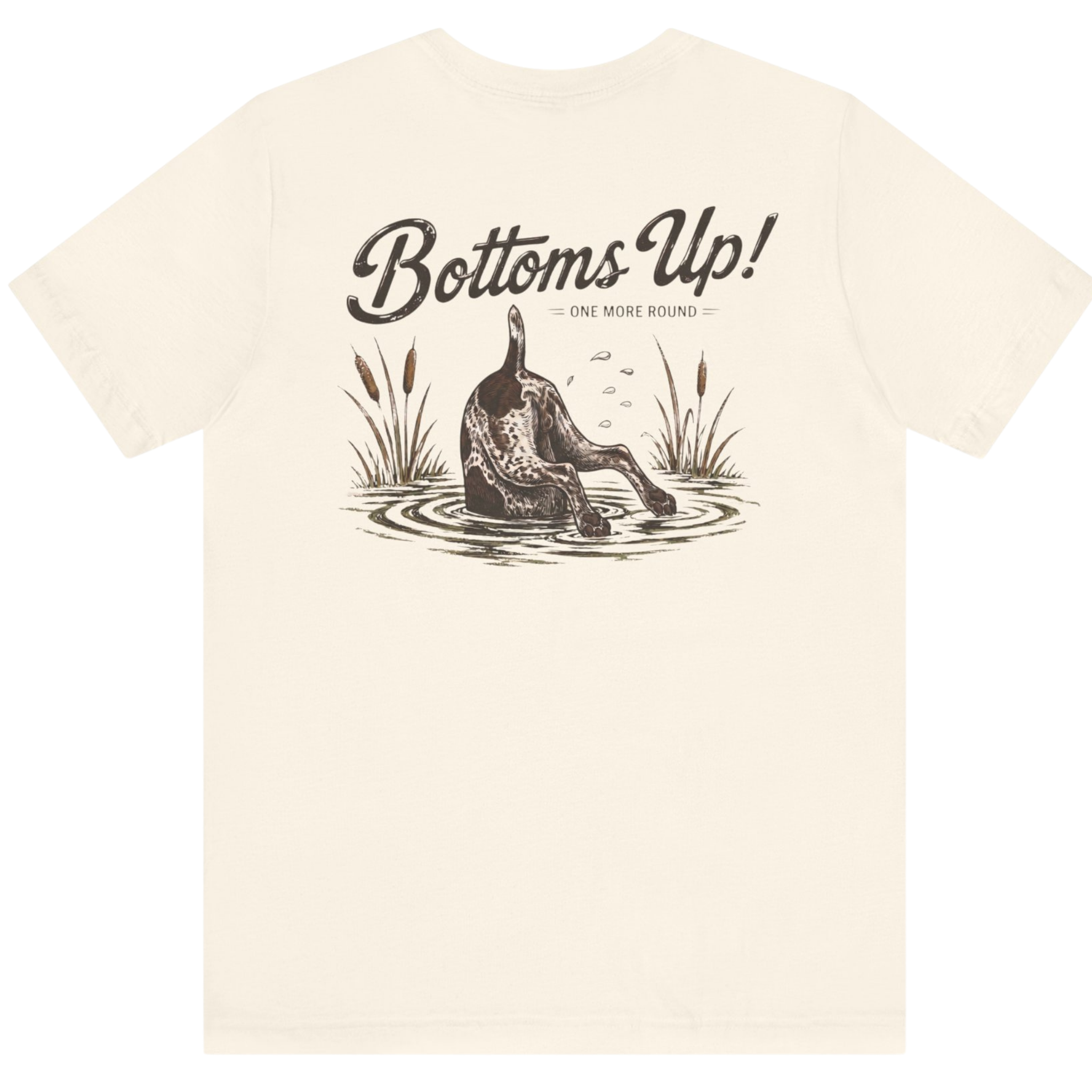 Bottoms Up Waterfowl Dog Tee