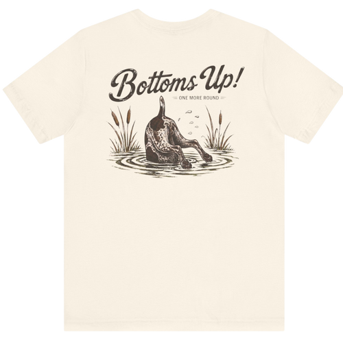 Bottoms Up Waterfowl Dog Tee