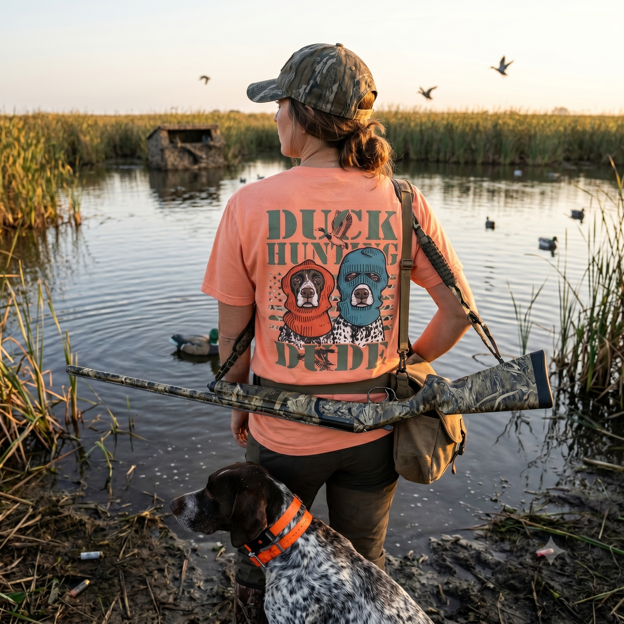 Duck Hunting Dude GSP Tee