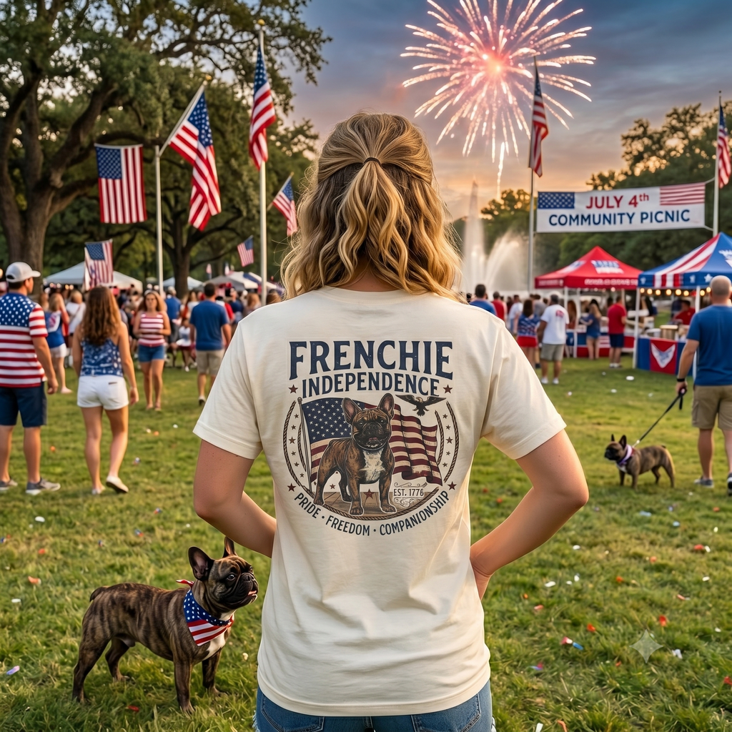 Frenchie Freedom Tee